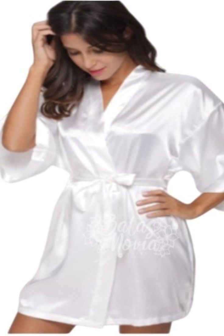 Bata en Satín Básica para Novias